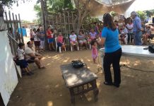 Visita JUMAPAM a vecinos de la Colonia Líderes en Acción