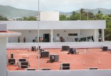 Centro de Seguridad Convertido en… ¡Tendedero de Ropa de la Milicia!