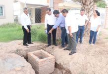 Supervisan avance de 7 obras de pavimentación y una red de alcantarillado en sindicaturas de Navolato