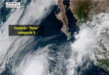Huracán “Rosa” alcanza la categoría 3 en la escala Saffir-Simpson