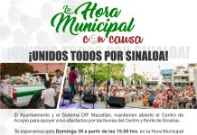 DIF hará Hora Municipal con Causa