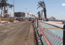 Este martes, pavimentación con concreto en el Malecón