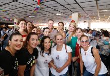 Éxito total la tradicional Kermés Mexicana a beneficio de la Funeraria DIF