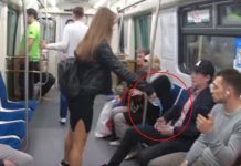Mujer le echó cloro en la entrepierna a varios hombres en un metro porque llevaban las piernas abiertas.