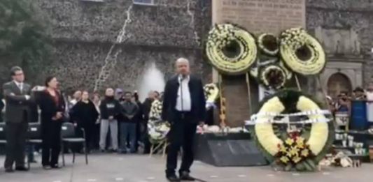 La mejor forma de honrar a los jóvenes del 68 es actuar con humanismo: AMLO