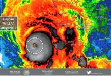 Evacuan a cinco comunidades de Escuinapa por Willa