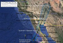 Declaran emergencia en dos municipios de Baja California por ‘Rosa’