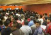 Usuarios superan capacidad del Metro y ¡Hasta rompen vidrio!
