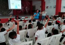 El cuidado del agua es una tarea de todos, explica JUMAPAM a niños de Primaria