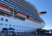 El Grand Princess llegó esta mañana a Mazatlán