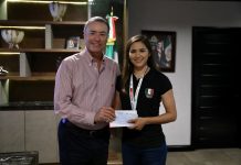 Recibe Quirino a Yarely Salazar, subcampeona de Copa del Mundo de Ciclismo de Pista