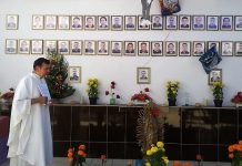 OFICIAN MISA EN HONOR A POLICÍAS MUNICIPALES CAÍDOS