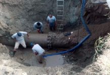 Reparó Jumapam fuga de agua potable del cruce de avenidas Las Torres e Internacional