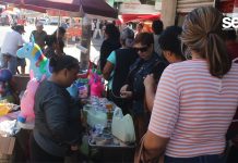 La locura el Centro por compras navideños