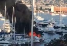Reportan incendio en la zona de Club de Yates de Acapulco