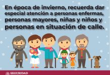 Medidas de prevención ante las condiciones climatológicas que prevalecen en gran parte del estado