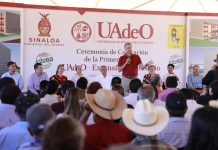 Quirino y rectora de UAdeO colocan la primera piedra de Extensión El Rosario