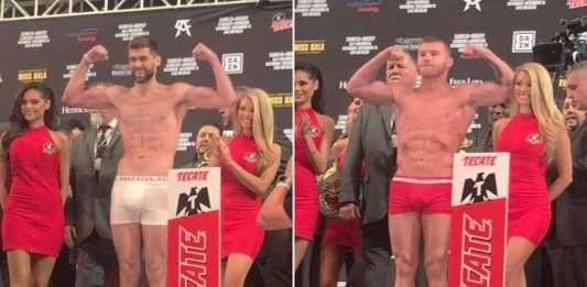 ‘Canelo’ Álvarez y Fielding cumplen el pesaje en Nueva York