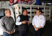 ENTREGA ÁLVARO RUELAS ECHAVE APOYO INVERNAL AL MUNICIPIO DE ELOTA