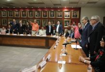 GÓMEZ FLORES TOMA PROTESTA A REPRESENTANTES DE LOS GREMIOS PATRONAL Y LABORAL DE LAS JUNTAS DE CONCILIACIÓN Y ARBITRAJE DEL ESTADO DE SINALOA