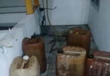 Policías Estatales y Municipales detienen a una persona, aseguran más de 700 litros de hidrocarburo y recuperan un vehículo en Escuinapa