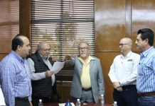 Rinde protesta Ismael Tiznado Ontiveros como nuevo gerente general de Jumapam