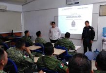 Elementos de la PEP y personal Militar se capacita en Proximidad Social