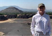 Glenn Close presume su visita a Las Pirámides de Teotihuacán
