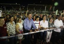 Entrega Quirino rehabilitación del velódromo de Culiacán