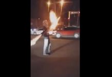 Dispara joven bazuca en transitada avenida