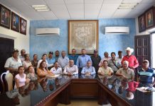 EL DR. PINEDA SE REÚNE CON LÍDERES SINDICALES