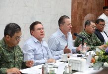 Se reúnen gobernadores de Sinaloa y Durango con altos mandos