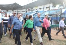 Quirino supervisa arranque de remodelación del estadio de béisbol en Guasave