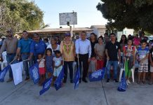 Dan banderazo para los trabajos de red de energía eléctrica en Loma Verde,Rosario.