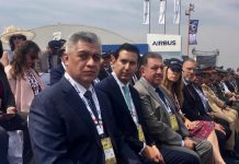 Titular de la SSP Sinaloa presente en la Feria Aeroespacial México 2019