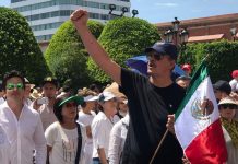 Fox participa en marcha anti AMLO en Guanajuato