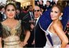 La actriz Salma Hayek y la cantante Thalía ponen el toque mexicano en la #Metgala
