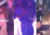 VIDEO: Gloria Trevi escupe agua de una botella a Aurelio Nuño y a otros asistentes a un concierto