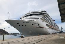 Llegó a Mazatlán el Carnival Splendor, con 4,781 visitantes