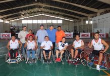 Inaugura Alcalde cancha de usos múltiples para personas con capacidades especiales