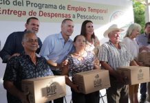 Inicia Quirino el Programa de Empleo Temporal a campos pesqueros y entrega de despensas
