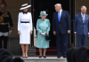 Reina Isabel II recibe a Trump en Palacio de Buckingham