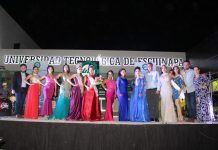 CORONAN A FERNANDA COMO REINA UTESC 2019