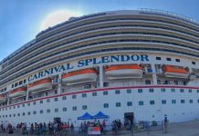 Arribó el Carnival Splendor a Mazatlán con 4,760 visitantes