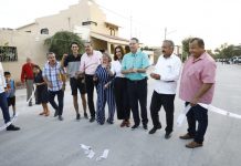 Entrega Quirino obras de pavimentación de calles en Culiacancito