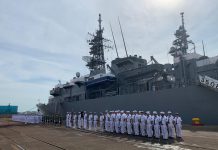 Buque de Adiestramiento de la Armada Japonesa en Mazatlán