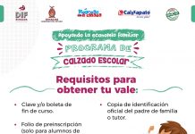 Anuncia Rosy Fuentes programa de Calzado Escolar