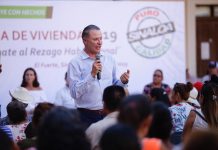Quirino duplica apoyos de vivienda en El Fuerte