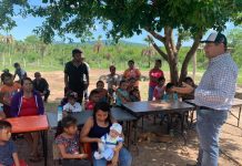 Alcalde recorre y visita comunidades del Tule, Arrayanes y Carbonera ubicadas en la sierra.