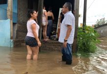La tormenta tropical “Ivo”, continuo con intensas lluvias, principalmente en la cabecera municipal, lo que provoco el colapso del drenaje sanitario.